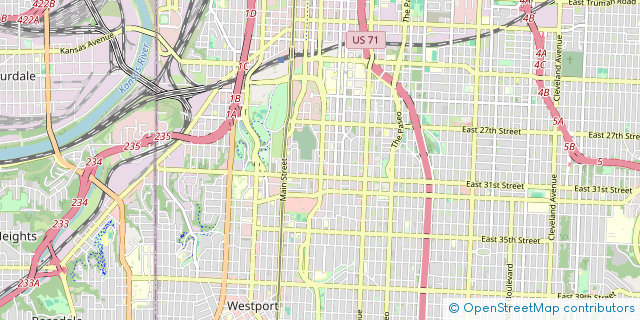 Map of the area around Happy Belly Food Truck