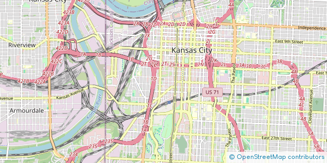 Map of the area around Pacos Tacos Food Truck
