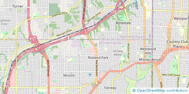Map of the area around Tacos Ruby's